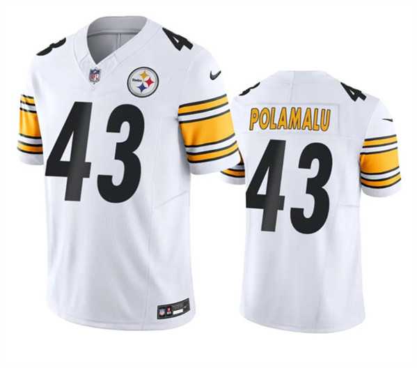 Men & Women & Youth Pittsburgh Steelers #43 Troy Polamalu White 2023 F.U.S.E. Vapor Untouchable Color Rish Limited Jersey->pittsburgh steelers->NFL Jersey